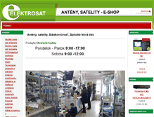 Tablet Screenshot of e-elektrosat.sk